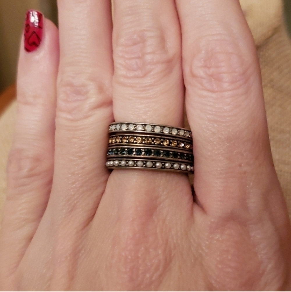 Chloe + Isabel Sapphire Stacking Ring Size 8 - Picture 2 of 4
